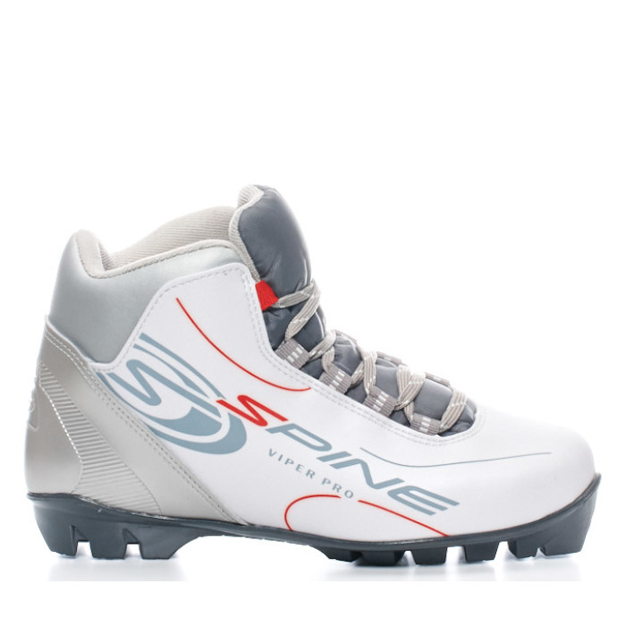 Лыжные ботинки SPINE SNS Viper (452/2) (бело/серый)