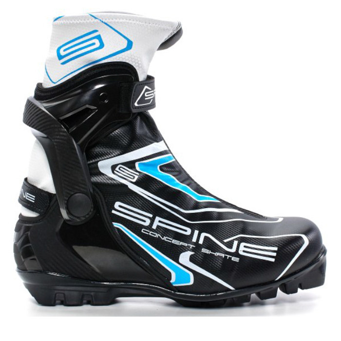 Лыжные ботинки SPINE SNS Concept Skate (496/1) (черный/синий)