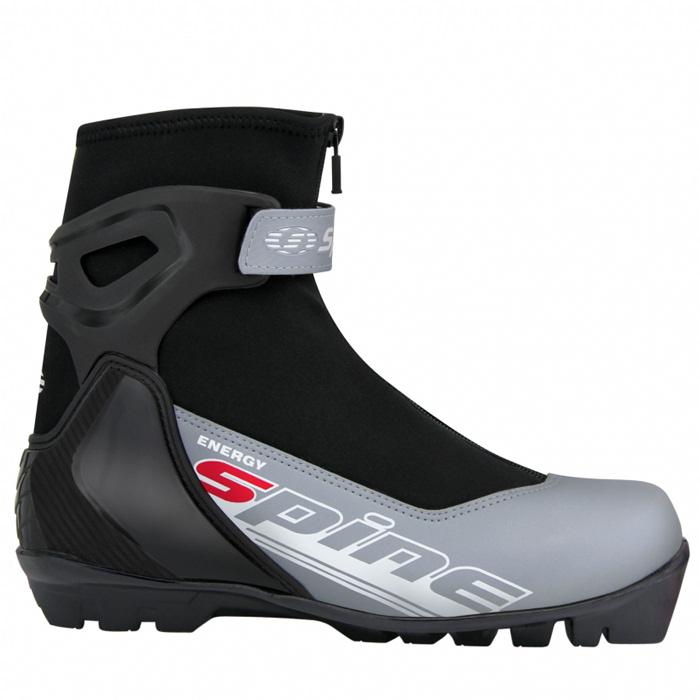 Лыжные ботинки SPINE SNS Energy (458) (черно/серый)