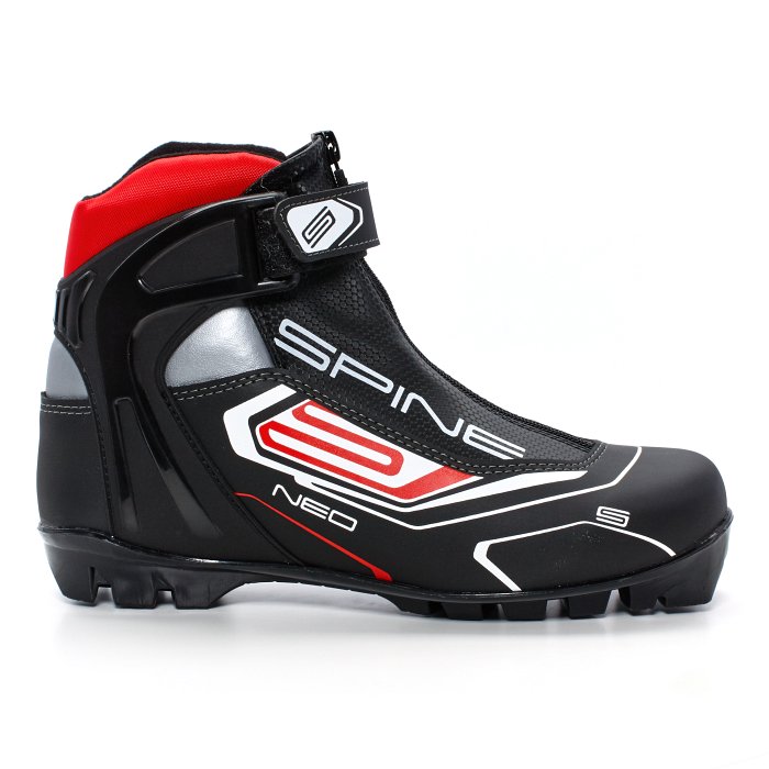 Лыжные ботинки SPINE NNN Neo (161) (черно/красный)