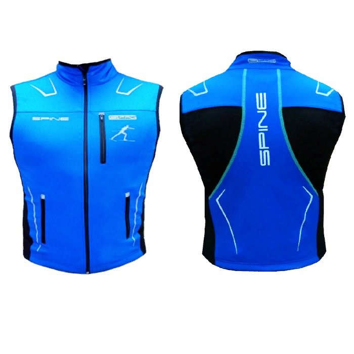 Жилет разминочный SPINE PRO (синий)
